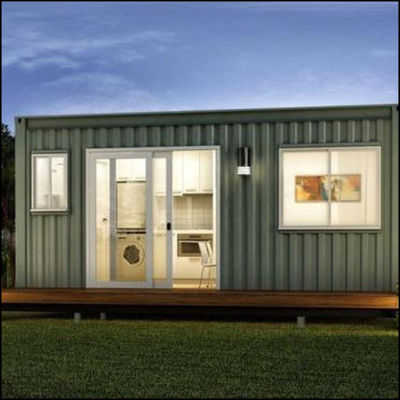kwaliteit  Modern 40ft Flat Pack Prefab Container House With Floor Plan fabriek
