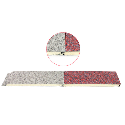 Modern fireproof poliuretan insulated metal PU roof panel polyurethane sandwich panel
