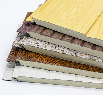 Modern Insulated Outdoor PU Sandwich Panel Metal Panel House Wall Siding