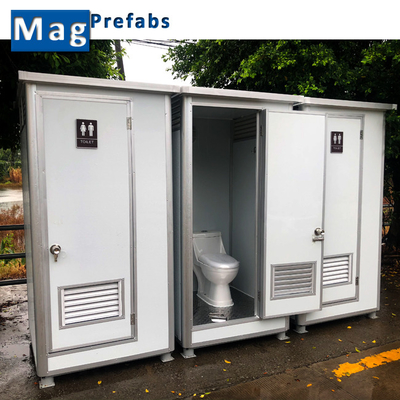 Industrial cheap outdoor movable public portable sandwich panel toilet cubicle for rental